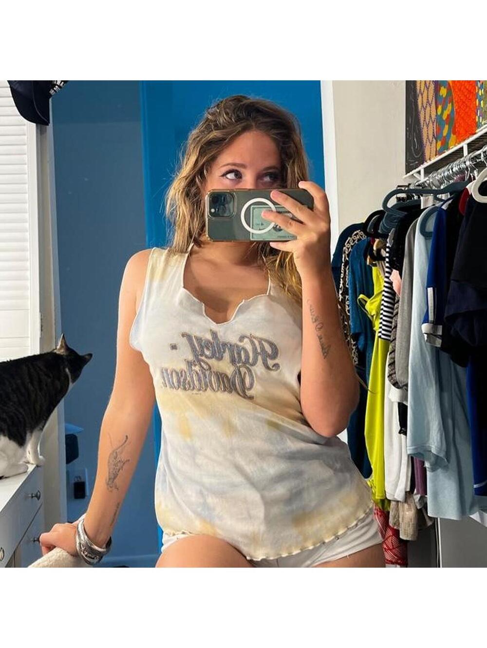 •HARLEY DAVIDSON TIE-DYE TANK TOP